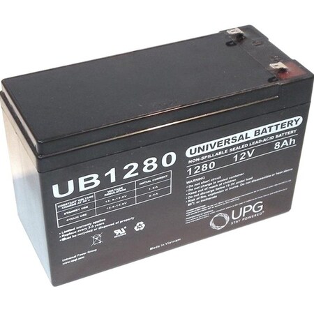 Ereplacements Sealed Lead Acid Battery, UB1280ER UB1280-ER